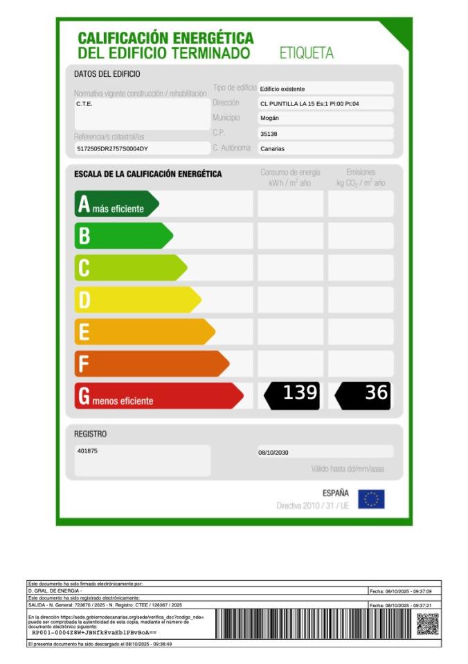 Golden Beach 4 energy Certificate
